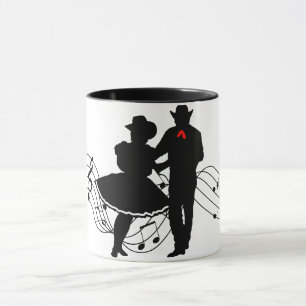 Mug Danse carrée