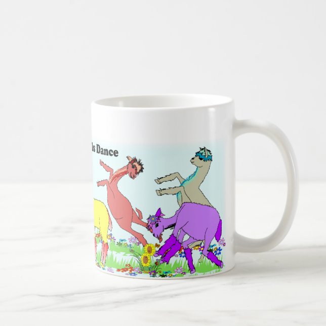 Mug Danse de copains d'alpaga (Droite)