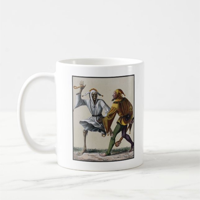 Mug Danse de la mort à Bâle | l'imbécile (Gauche)