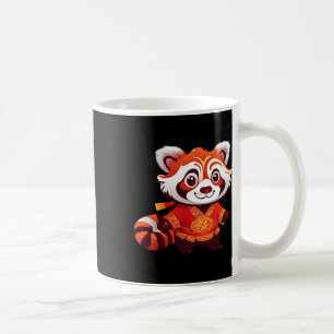 Mug Danse du lion de Panda rouge drôle pour enfants ch
