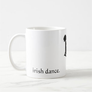 Mug danse irlandaise. - Silhouette Soft Shoe Danseur I