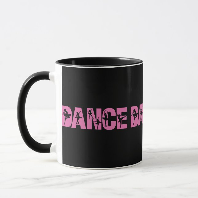 Mug DANSE Rose avec coutures Ballerina (Gauche)