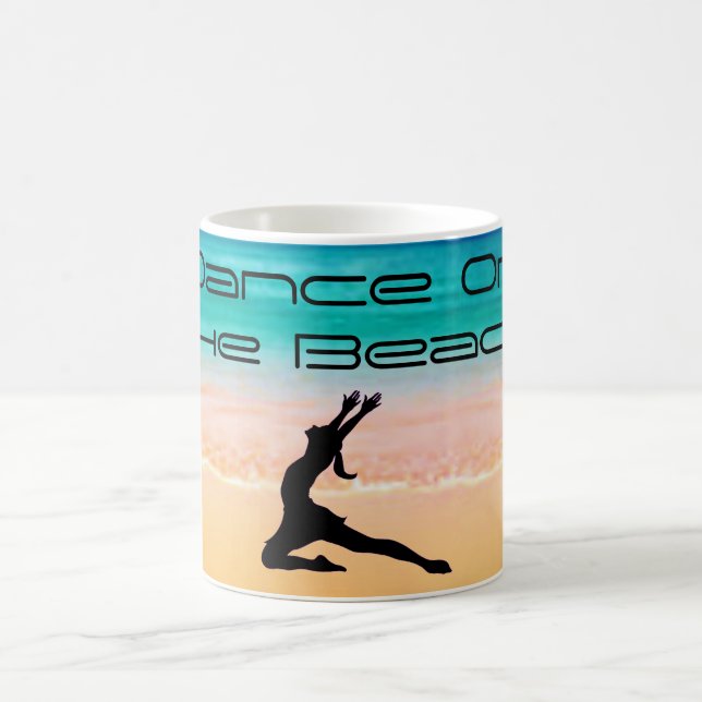 Mug Danse sur la plage - Sable & Océan (Centre)