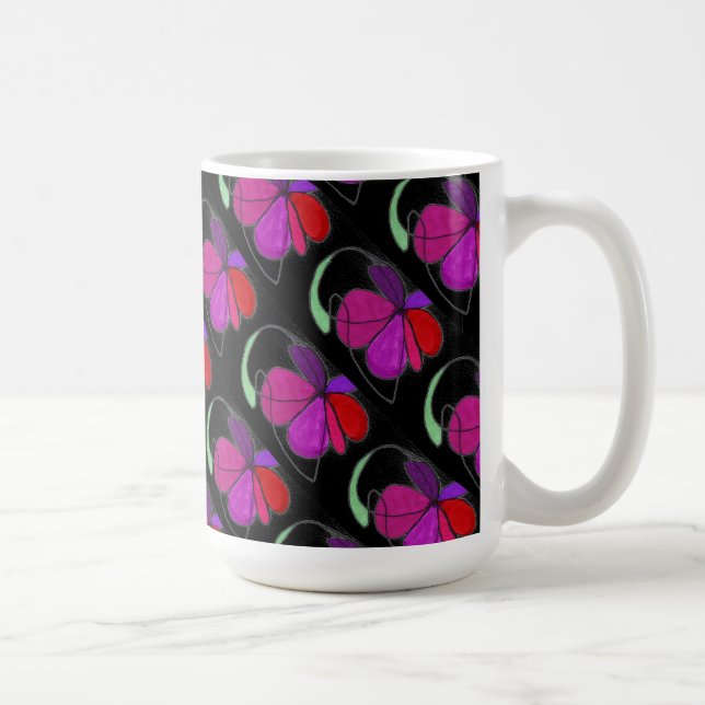 Mug "Danser sur le carrelage noir" Résumé Conception M (Droite)