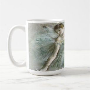 Mug Danseur en vert par Edgar Degas