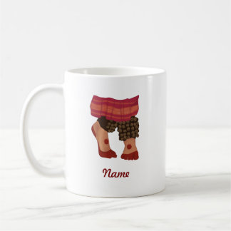 Mug Danseurs Bharatanatyam Pieds Design personnalisé