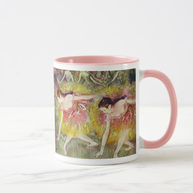 Mug Danseurs se penchent par Edgar Degas, Ballet Art (Droite)