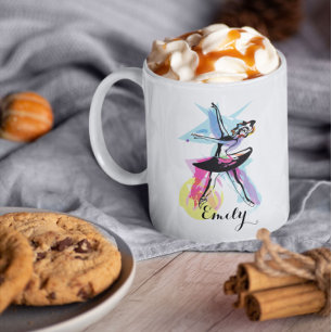 Mug Danseuse Ballerine Aquarelle 
