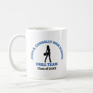 Mug Danseuse de l'équipe de drill de l'école secondair