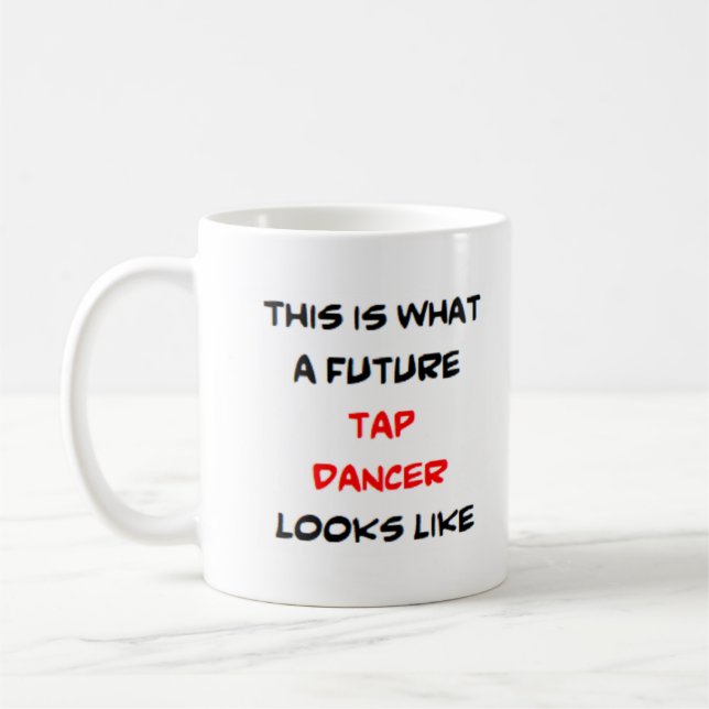 Mug danseuse du robinet, avenir (Gauche)