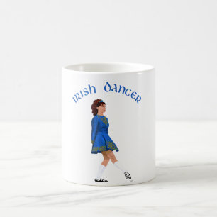 Mug Danseuse Irlandaise Soft Shoe en Bleu