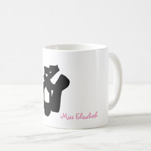 Mug Dansez la tasse/tasse de professeur avec le nom