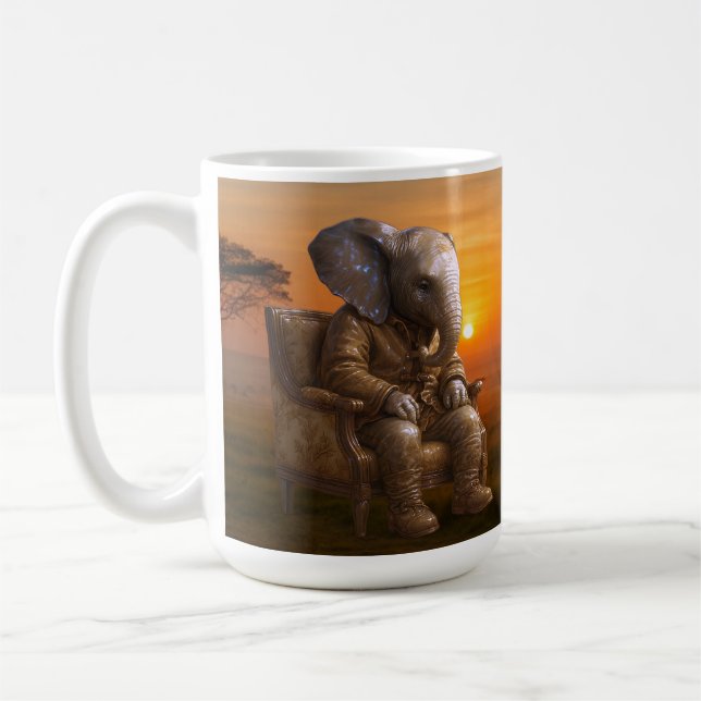 Mug Dapper Elephant Travel (Gauche)