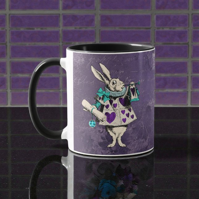 Mug Dark Alice Rustique Violet Foncé (Créateur téléchargé)