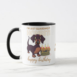 Mug Darling Dachshund Chien Funny MOM ou papas Anniver