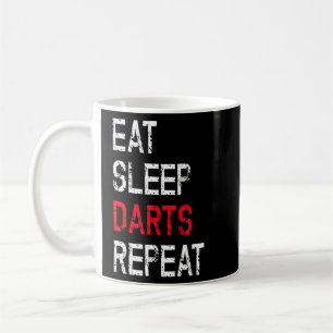 Mug Dart Player Team Drôle Drôle Dire Manger Sommeil f