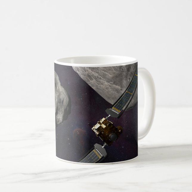 Mug Dart Spacecraft Et Le Liciacube Avant Impact (Devant droit)