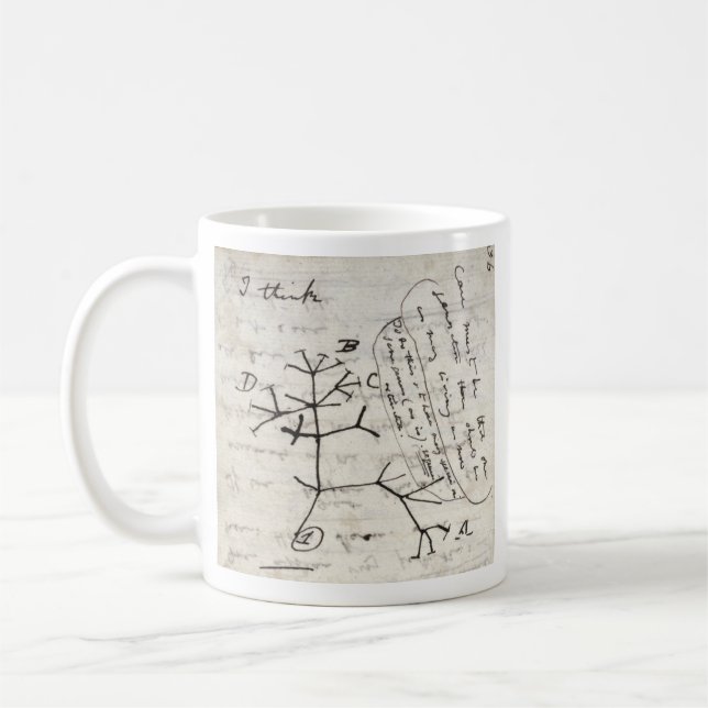 Mug darwin's notebook (Gauche)