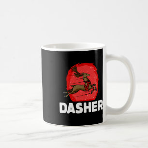 Mug Dasher Costume Lazy Reindeer Père Noël de Noël