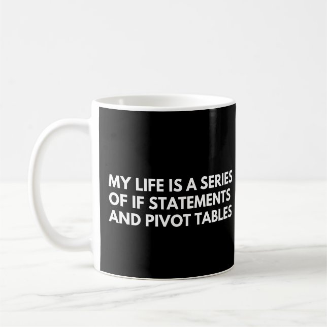 Mug Data Analysts Drôle Data Disant (Gauche)