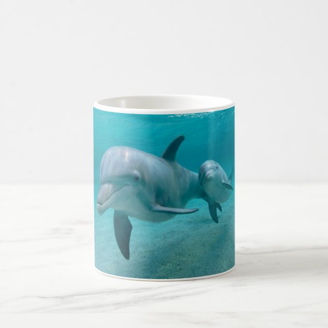 MUG DAUPHIN DE VEAU DE MÈRE ET DE BÉBÉ (Centre)