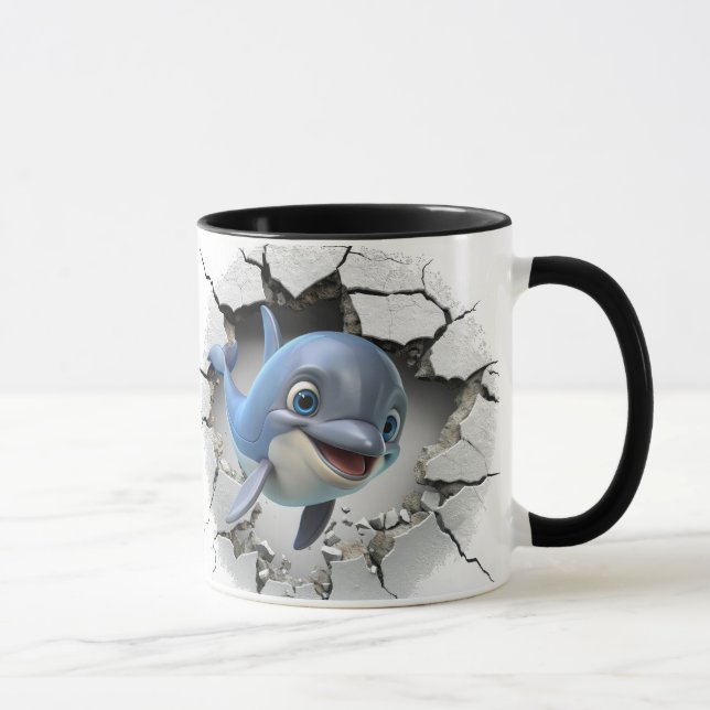 Mug Dauphin mignon (Droite)