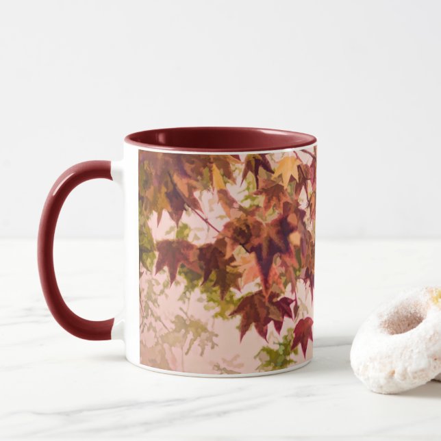 Mug d'automne doux (Avec donut)