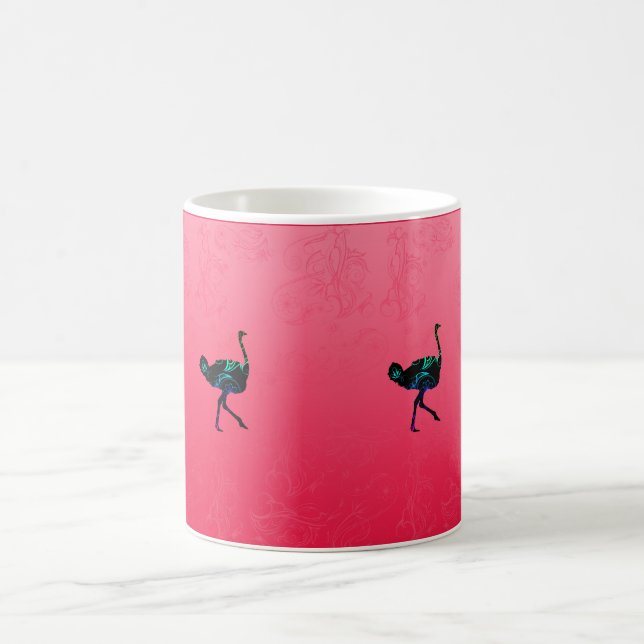 Mug d'autruche Abstraite (Centre)