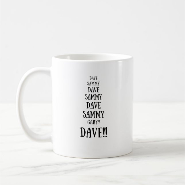 Mug Dave contre Sammy Argument drôle (Gauche)