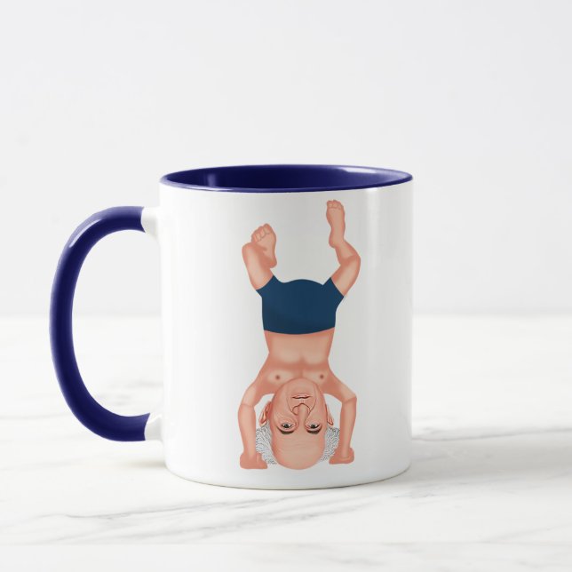 Mug David Ben Gurion P.M. israélien se tenant sur la (Gauche)