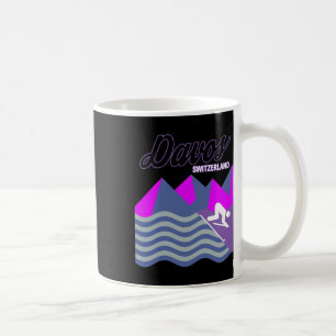 Mug Davos Swiss Alps Suisse Station de ski Snowboardi