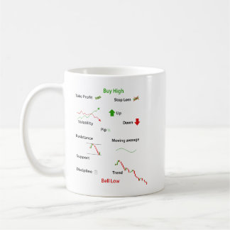 Mug Day Trader Mug, Buy High,