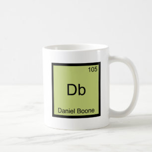 Mug Db - Daniel Boone Funny Chimie Symbole de l'élémen