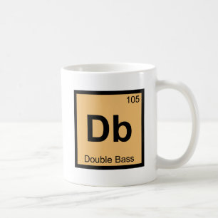 Mug Db - Symbole de tableau périodique de chimie à deu