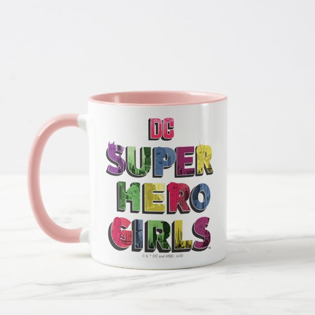 Mug DC Super Hero Girls City Letters (Gauche)