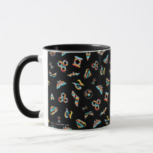 Mug DC Super Hero Girls Rainbow Icon Motif