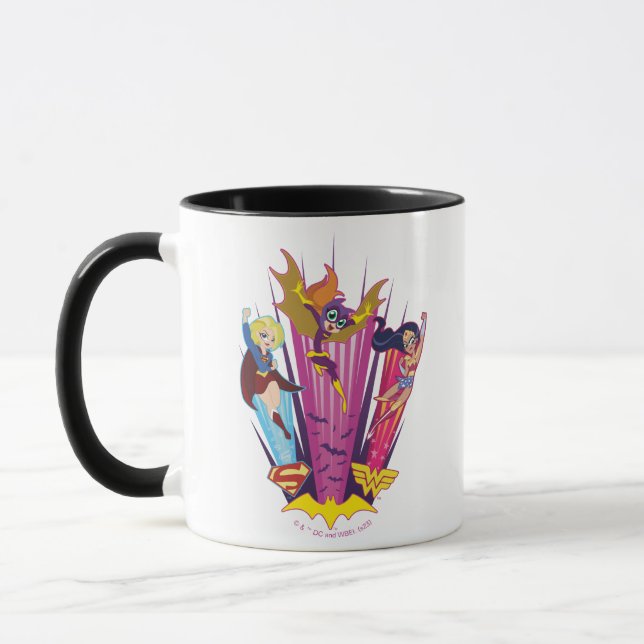 Mug DC Super Hero Girls Trio (Gauche)