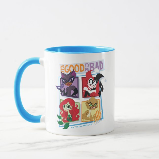Mug DC Super Villain Girls C'est bon d'être mauvais (Gauche)