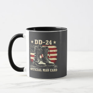 Mug DD 24 Carte d'homme officielle Drapeau de la journ