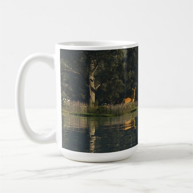 Mug de 14 oz avec l'image "Effrayée" (Gauche)