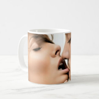 Mug de baiser romantique - 11 oz Coupe classique d