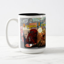 Mug de bandes dessinées vorpales : Trois couvertur