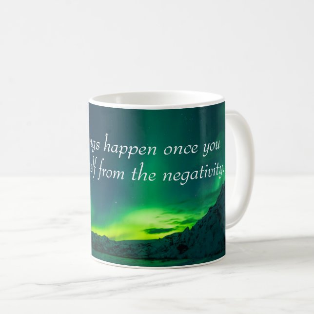 Mug De belles choses se passent Citation inspirante (Devant droit)