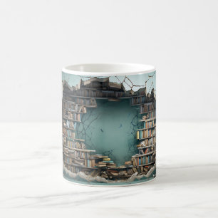 Mug de bibliothèque 3D