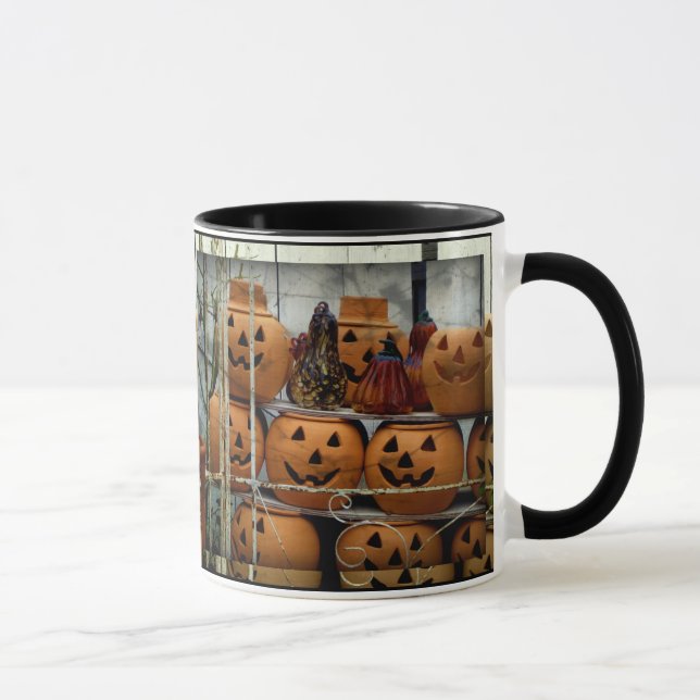 Mug de boisson d'Halloween/Automne - Citrouille (Droite)