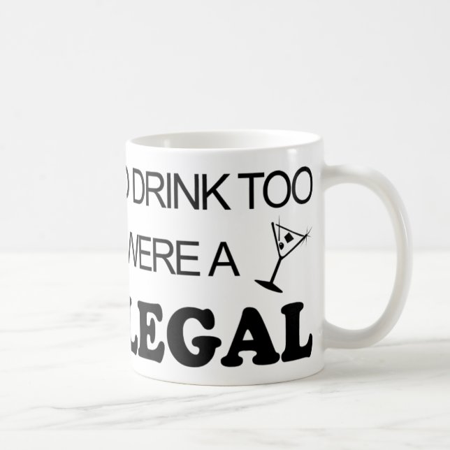 Mug De boissons paralégal trop - (Droite)
