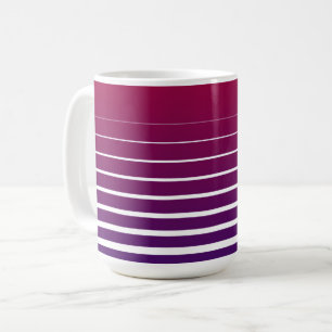 Mug 🌟 de boue de lignes horizontales ☕️
