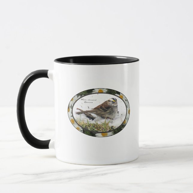 Mug de Bruant à gorge blanche (Gauche)
