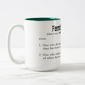 Mug de café à deux tonalités pour la féministe Kil