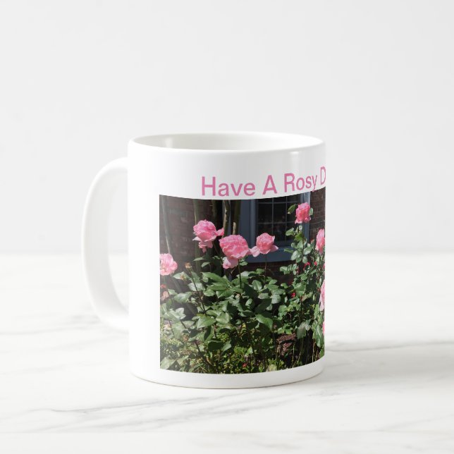 Mug de café à fleurs (Devant gauche)